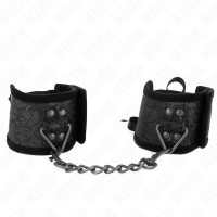 Белезници KINK - SCANDAL WRIST RESTRAINTS BLACK LACE DETAILS 24.5 CM X 6.5 CM