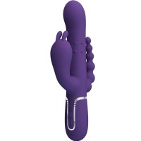 Троен вибратор PRETTY LOVE - CAMMY TRIPLE VIBRATOR MULTIFUNCTION 4 IN 1 PURPLE