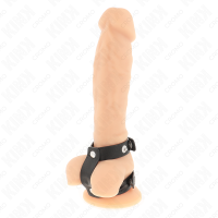 Пенис ринг KINK - ADJUSTABLE DOUBLE LEATHER PENIS RING