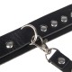 Бельо SUBBLIME - 953690 HANDCUFFS WITH BONDAGE BELT BLACK ONE SIZE