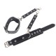 Бельо SUBBLIME - 953690 HANDCUFFS WITH BONDAGE BELT BLACK ONE SIZE