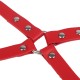 Бельо SUBBLIME - 953706 HANDCUFFS WITH BONDAGE BELT RED ONE SIZE