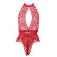Бельо SUBBLIME - 953881 OPEN CUP BODYSUIT RED L/XL