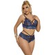 Бельо SUBBLIME - 954062 BRA + PANTIES LACE BLUE S/M