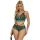 Бельо SUBBLIME - 954086 BRA + PANTIES LACE GREEN S/M