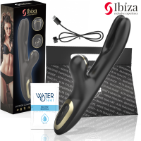 Двоен вибратор IBIZA - DOUBLE VIBRATOR CLAMPING BLACK