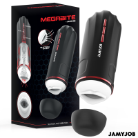 Мастурбатор JAMYJOB - MEGABITE AUTOMATIC MOUTH MASTURBATOR 5 SUCTION AND VIBRATION MODES