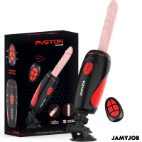 Мастурбатор JAMYJOB - PYSTON BASE AUTOMATIC MASTURBATOR WITH REMOTE CONTROL DILDO