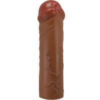 Пенис накрайник PRETTY LOVE - NILE PENIS SLEEVE WITH 2.5 CM EXTENSION MULATTO