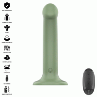 Вибратор INTENSE - BECCA VIBRATOR WITH SUCTION CUP 10 VIBRATIONS GREEN REMOTE CONTROL