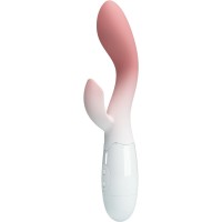 Вибратор PRETTY LOVE - BRIGHTY G-SPOT VIBRATOR + CLITORIS STIMULATOR 30 VIBRATIONS PINK