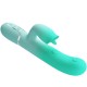 Вибратор PRETTY LOVE - GIGI MULTIFUNCTION RABBIT VIBRATOR AQUA GREEN