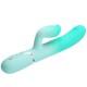 Вибратор PRETTY LOVE - GIGI MULTIFUNCTION RABBIT VIBRATOR AQUA GREEN