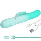 Вибратор PRETTY LOVE - GIGI MULTIFUNCTION RABBIT VIBRATOR AQUA GREEN