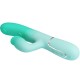 Вибратор PRETTY LOVE - GIGI MULTIFUNCTION RABBIT VIBRATOR AQUA GREEN