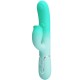 Вибратор PRETTY LOVE - GIGI MULTIFUNCTION RABBIT VIBRATOR AQUA GREEN