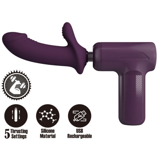 Масажор PRETTY LOVE - DJ SCHOLAR MASSAGER 5 SETTINGS PURPLE