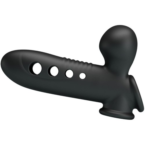 Пенис накрайник PRETTY LOVE - CRANE PENIS SLEEVE WITH AIRBAG BLACK