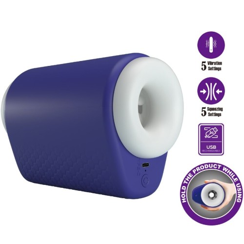 Мастурбатор PRETTY LOVE - DJ LADY MALE MASTURBATOR WITH VIBRATION 5 SETTINGS PURPLE