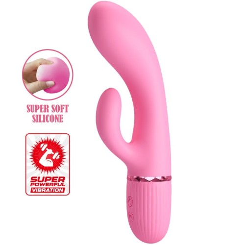 Вибратор PRETTY LOVE - MARSKI RABBIT VIBRATOR & G-SPOT PINK
