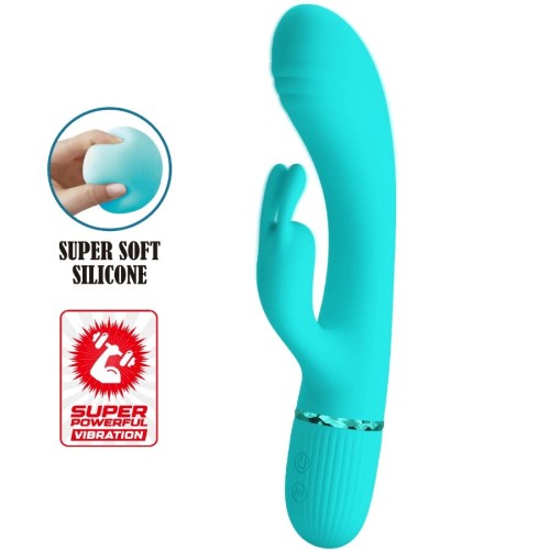 Вибратор PRETTY LOVE - SCOCCO VIBRATOR RABBIT TURQUOISE