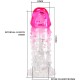 Пенис накрайник PRETTY LOVE - WILFORD REALISTIC ENLARGEMENT SHEATH WITH EMBOSSED PENIS PINK