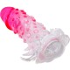 Пенис накрайник PRETTY LOVE - WILFORD REALISTIC ENLARGEMENT SHEATH WITH EMBOSSED PENIS PINK