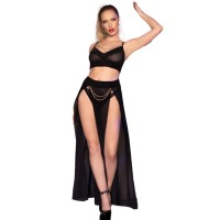 Бельо CHILIROSE - CR 4672 BLACK TOP SKIRT 