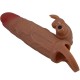 Пенис накрайник PRETTY LOVE - OSMAR PENIS SLEEVE + VIBRATING CLITORIS STIMULATOR