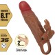 Пенис накрайник PRETTY LOVE - OSMAR PENIS SLEEVE + VIBRATING CLITORIS STIMULATOR