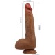 Вибратор BAILE - BEAUTIFUL WILKS 5 SETTING REALISTIC VIBRATOR 25 CM MULATO