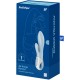 Вибратор SATISFYER - AIR PUMP BUNNY 1 INFLATABLE RABBIT VIBRATOR BLUE