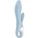 Вибратор SATISFYER - AIR PUMP BUNNY 1 INFLATABLE RABBIT VIBRATOR BLUE