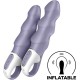 Вибратор SATISFYER - AIR PUMP VIBRATOR 1 INFLATABLE G-SPOT VIBRATOR PURPLE