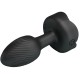 Анален разширител PRETTY LOVE - OLMAN ANAL PLUG WITH  LED LIGHT BLACK 8.8 CM