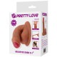 Дилдо PRETTY LOVE - WARNELL ULTRA REALISTIC AND ELASTIC DILDO 9.5 CM MULATO