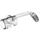 Анален разширител PRETTY LOVE - PENIS SLEEVE WITH ANAL PLUG TRANSPARENT