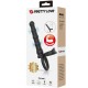 Анален разширител PRETTY LOVE - TATUM VIBRATING PENIS RING WITH PLUG 10 VIBRATIONS BLACK