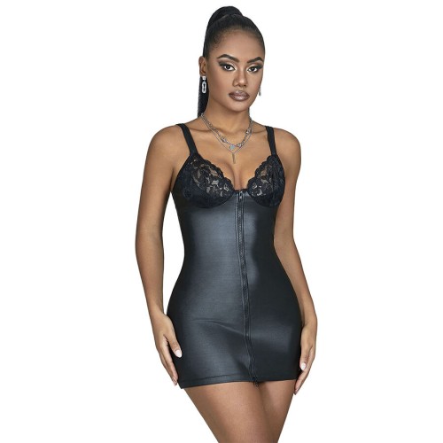 Рокля SUBBLIME - 957575  LEATHER ZIP DRESS BLACK L/XL