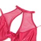 Комплект SUBBLIME - 957612  LEATHER BRA AND SKIRT SET RED L/XL