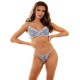Комплект SUBBLIME - 957629  FLOWER EMBROIDERED BRA AND PANTIES SET SKY BLUE S/M