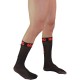 Мъжки чорапи MACHO - THIN SOCKS ONE SIZE BLACK/RED