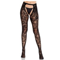 Секси чорапи LEG AVENUE - ROSE LACE STOCKI