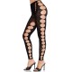Секси чорапи LEG AVENUE - STRAPLESS SEAMLESS OPAQUE STOCKINGS BLACK