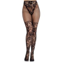 Секси чорапи LEG AVENUE - DAHLIA LACE STOC
