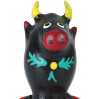 Презервативи CONDOMERIE - HANDPAINTED NOVELTY CONDOMS BULL BLACK MODEL 1