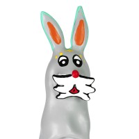 Презервативи CONDOMERIE - HANDPAINTED NOVELTY CONDOMS BUNNY XL