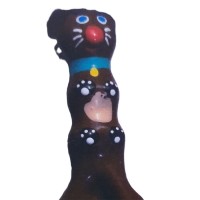 Презервативи CONDOMERIE - HANDPAINTED NOVELTY CONDOMS BROWN DACHSHUND XL