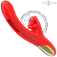 Вибратор INTENSE - JESSICA MULTIFUNCTION VIBRATOR CLITORIS STIMULATION 24.8 CM RED