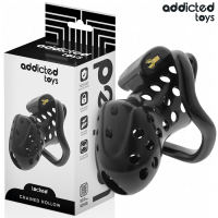 Клетка за пенис ADDICTED TOYS LOCKED - CHAINED HOLLOW PENIS CAGE 10.5 CM